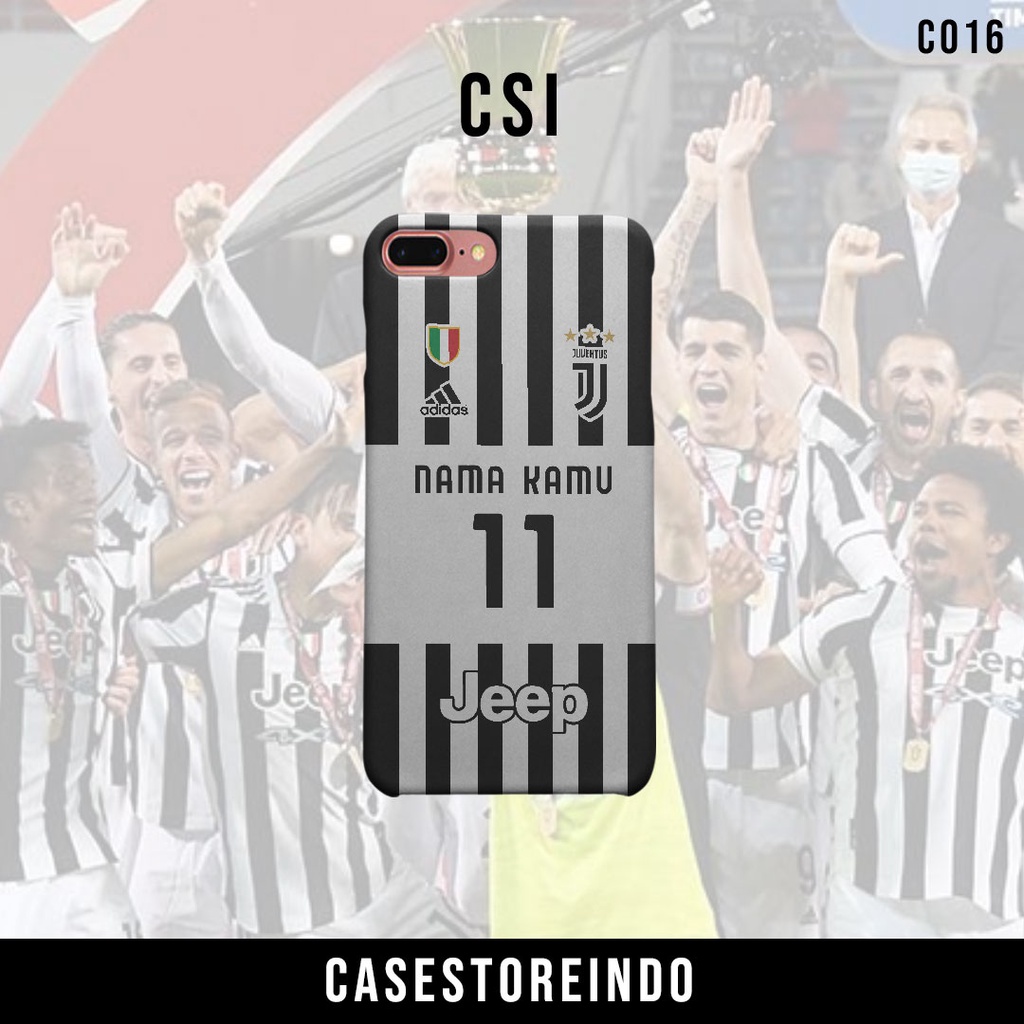 C016 Premium Case Custom Casing Hp bola juventus 2021 2022 Casestoreindo