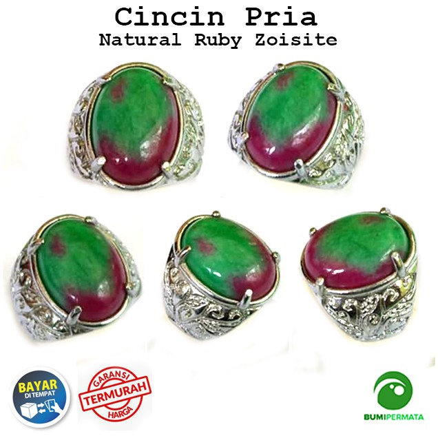 Batu Cincin Akik Mulia Permata Natural Ruby Tanzania