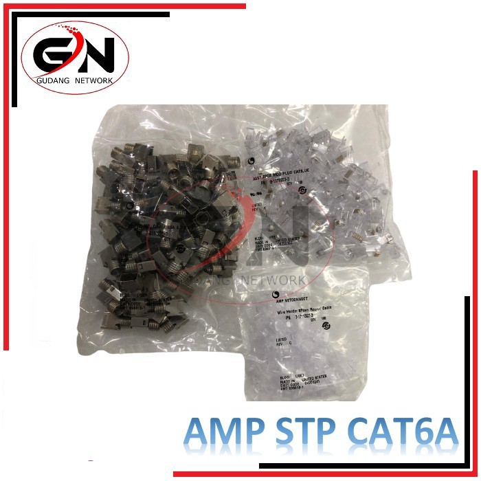 Connector Lan RJ 45 RJ45 Amp Commscope STP Cat6A Cat 6A