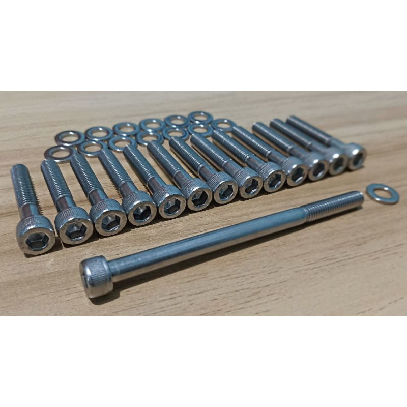 Baut Blok CVT Beat Scoopy Vario 110 Kunci L Stainless 304