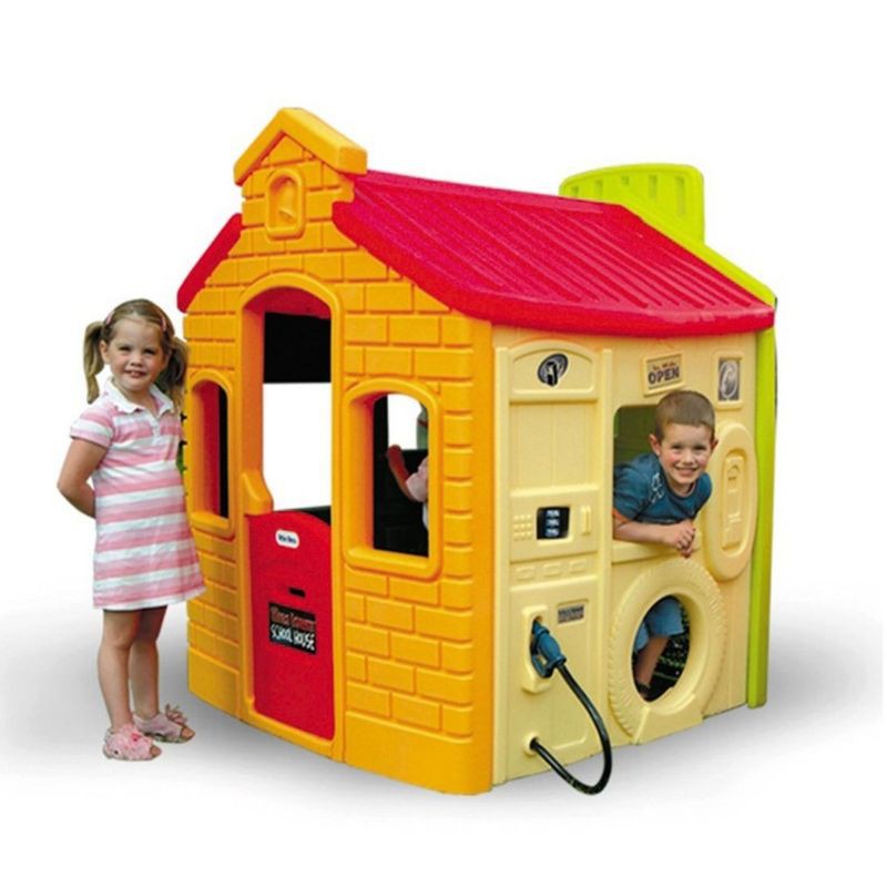 little tikes tikes town playhouse evergreen mainan rumahan anak