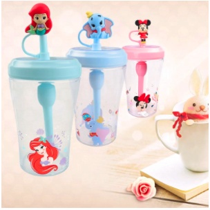 Disney original tumbler stir and straw 520ml /gelas minum lucu DW20212