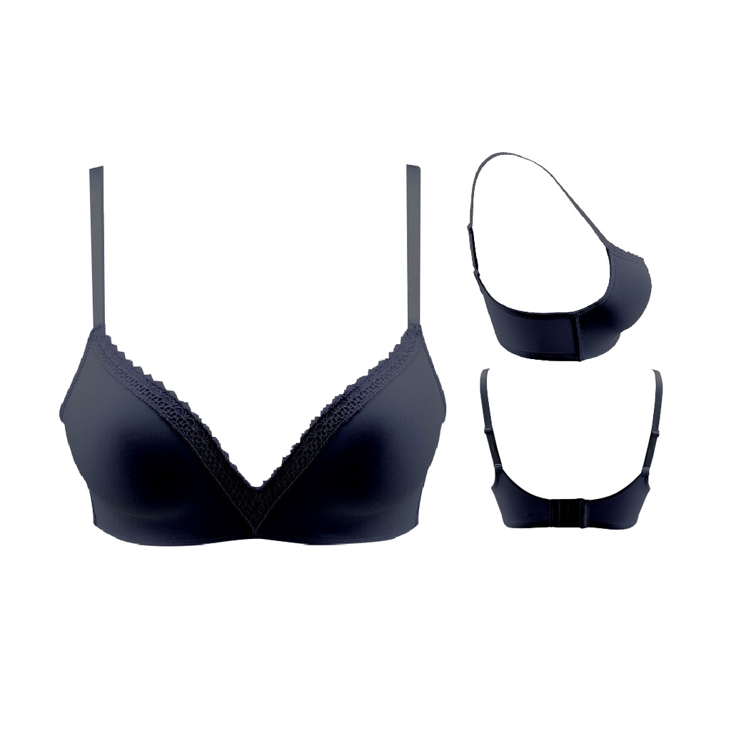 Luludi Bra Modest - LBF 8202 - 3/4 cup - Non Wire (Tanpa Kawat)