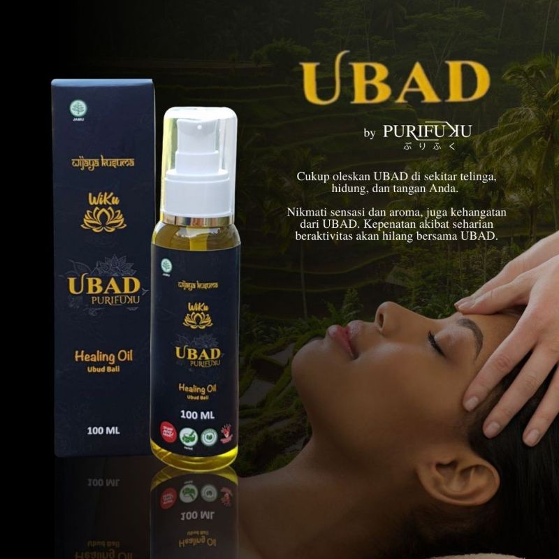 Minyak Balur Ubad By Purifuku 100% Original - Healing Oil Ubad 100ml - Ubad Minyak Herbal - 100% Asli Minyak Balur Herbal Ubad Bali Healing Oil By Purifuku - Ubad Healing Oil Spray