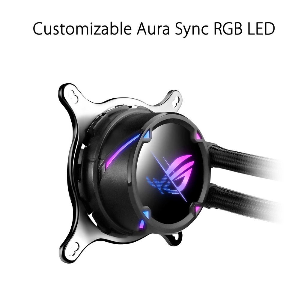 ASUS ROG STRIX LC II 280 ARGB - AIO Liquid CPU Cooler Water Cooling