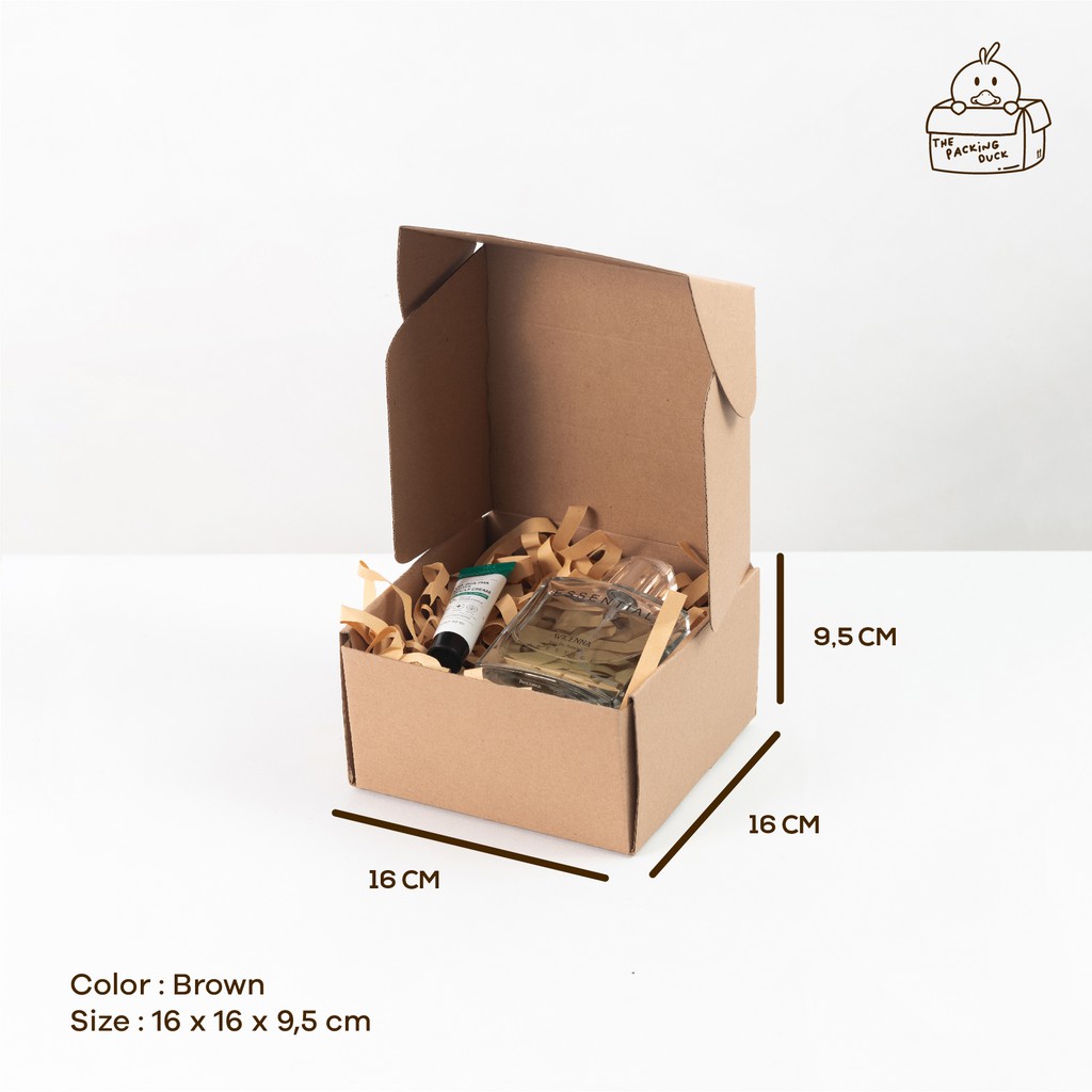 

Box Packaging Kardus Premium (16 x 16 x 9.5 cm) / Packaging Skincare / Packaging Premium / Dus