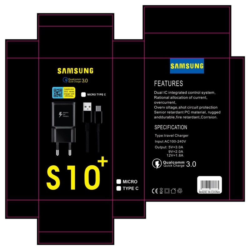 CHARGER SAMSUNG GALAXY S10+ FAST CHARGING ORI S9 S8 S7 S6 J4 J5 J6 J7 J8 A3 A5 A7 A8 A9