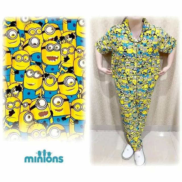 LFF Piyama CP Jumbo Wanita Dewasa-Minion