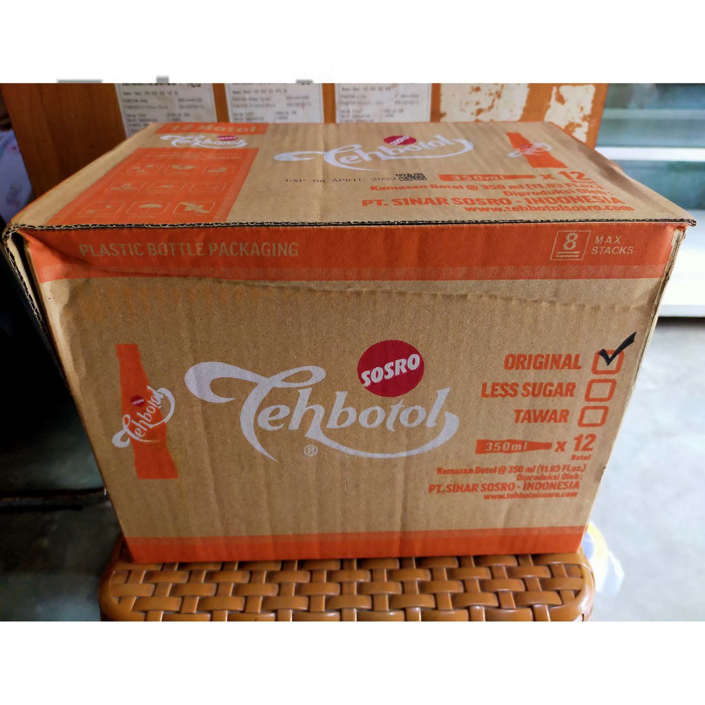 

Teh Botol Sosro 350 ml Perdus isi 12 Botol