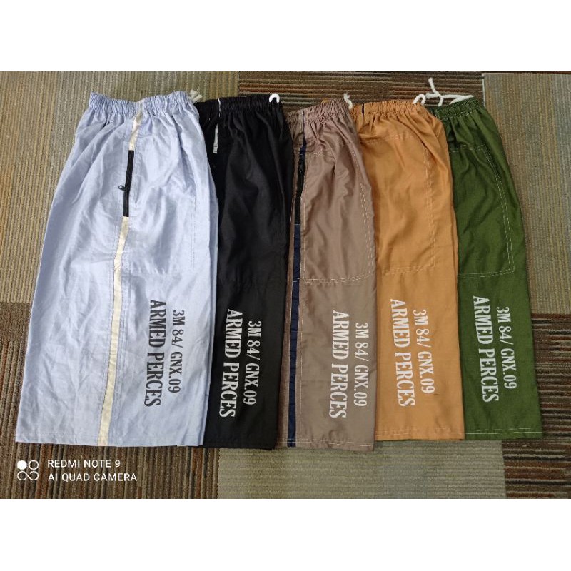 CELANA SANTAI KATUN DEWASA RESLITING KOLOR KATUN BAWAH LUTUT CELANA TIGA PEREMPAT CELANA HARIAN