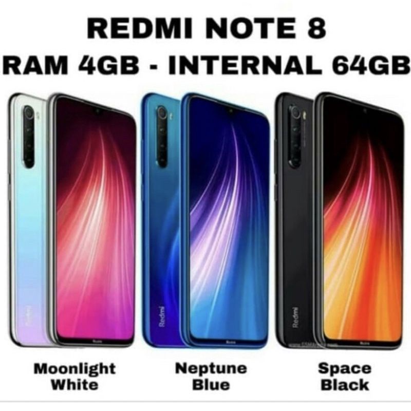 Hp Baru Xiaomi Redmi Note 8 Ram 4/64GB & 6/64GB