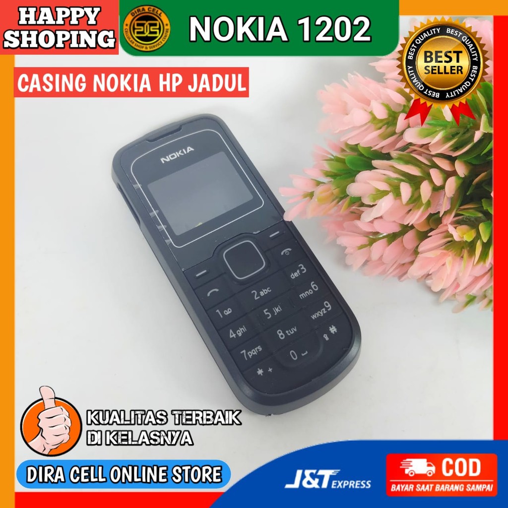 CASING CESING CS KESING NOKIA JADUL MODEL LAMA 1202 WARNAH HITAM