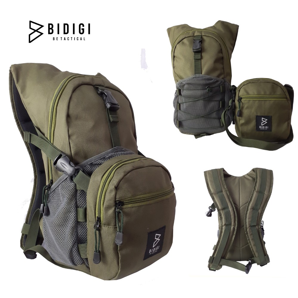 Tas Olahraga / Ransel Sepeda Pria / Bicycle Backpack Army Tactical BIDIGI Armour 7709 ( 2 in 1 )