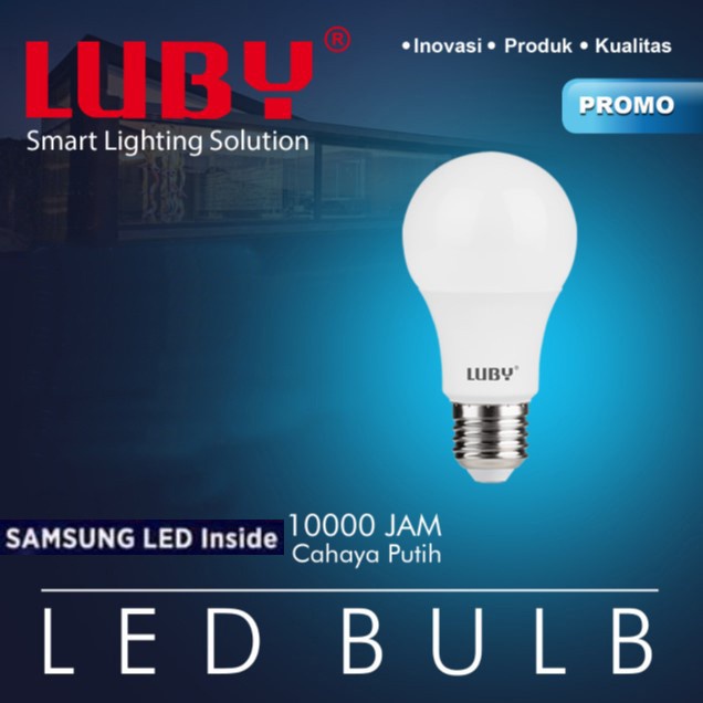 Lampu LED Luby Classic 18 Watt Cahaya Putih Original