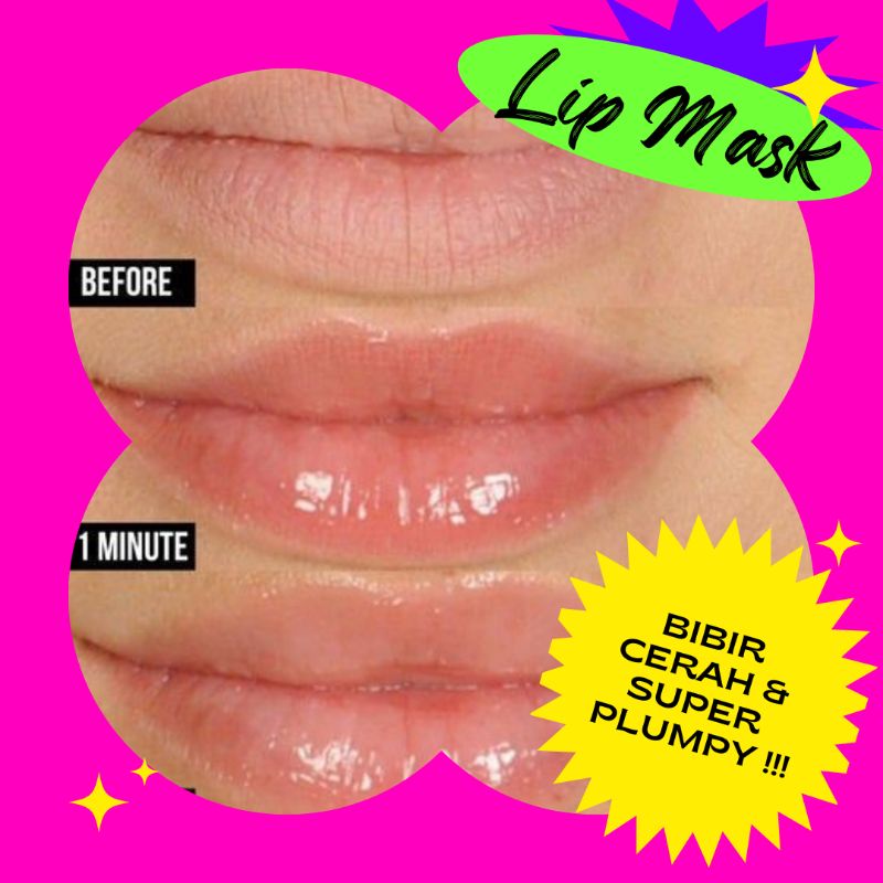 Lips Mask Collagen Masker untuk Bibir Hitam