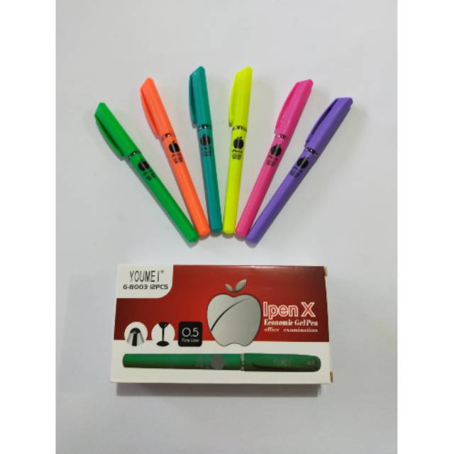 

PENA APPLE TINTA HITAM isi 12 pcs