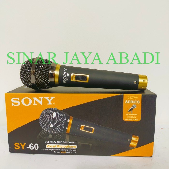 MIC KABEL SONY SY-60 SUPER CARDIOID DYNAMIC