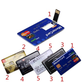 1TB Kartu USB Flash Drive High Speed Bank Credit Card Pen Drive Pendrive 32GB 64GB Memory Usb Stick Flash Drive