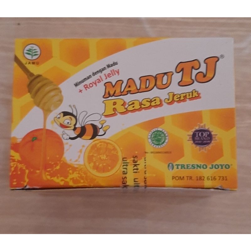 

Madu TJ sachet kemasan box isi 12