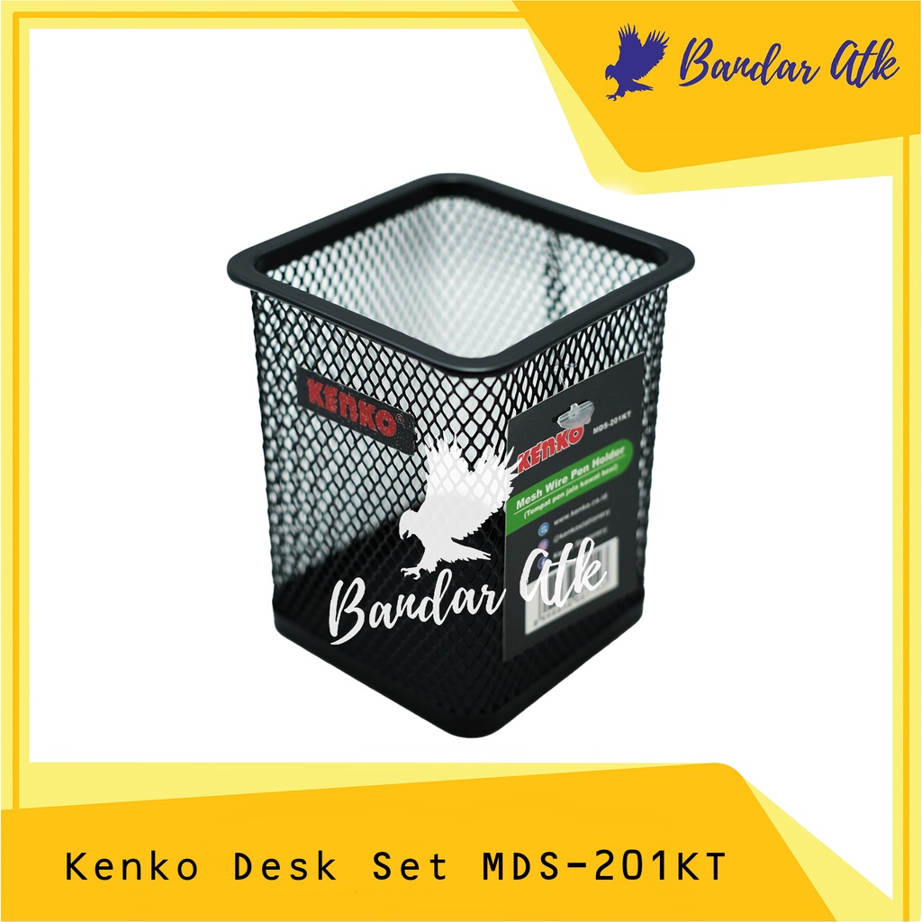 

KENKO Desk Set Stationery Stand Tempat Alat Tulis KOTAK MDS-201KT