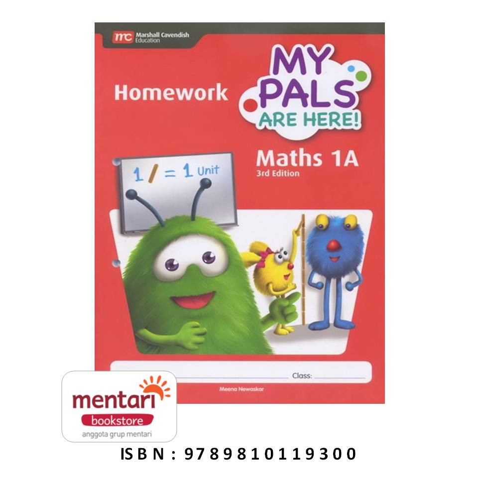 My Pals are Here Maths Homework (3rd Edition) | Buku Matematika SD-Homework 1A