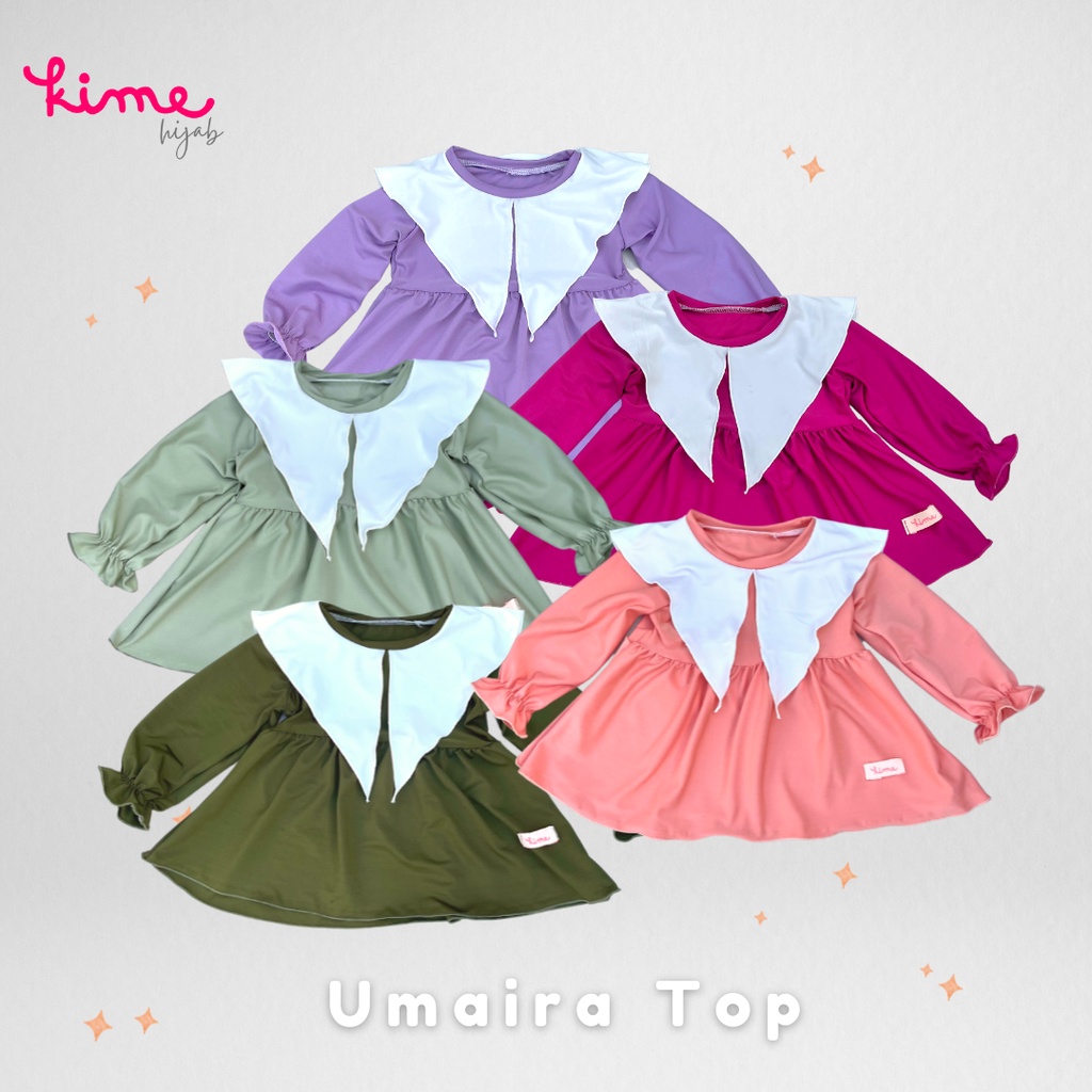 KIMEHIJAB - Tunic Anak Perempuan Atasan Anak Umaira Top