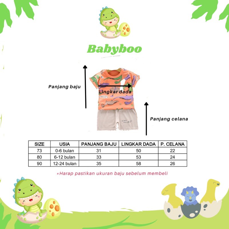 (0-24m) Setelan Baju Bayi/Setelan Lengan Pendek/Setelan Baju Bayi Lengan Pendek