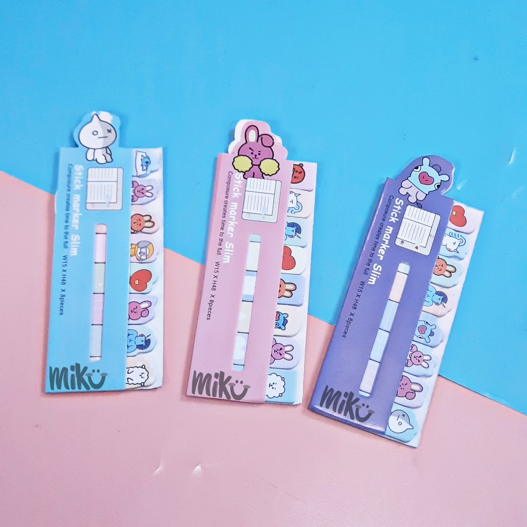 

STICKY NOTES / MEMO / PEMBATAS BUKU KARAKTER KPOP