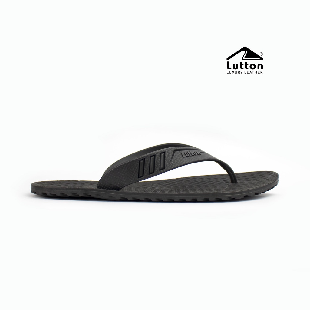 LUTTON - Sandal Jepit Pria Flip Flop Full Karet - SANDAL JAPIT RUBER