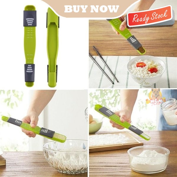 Sendok Takar Geser Sliding Measuring Spoon praktis takaran unik