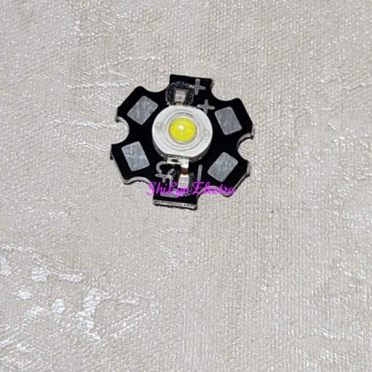 HPL 5 WATT ( HIGH POWER LED ) + PCB PENDINGIN 5W WARNA PUTIH / WARM WHITE / BIRU / PUTIH / KUNING / HIJAU