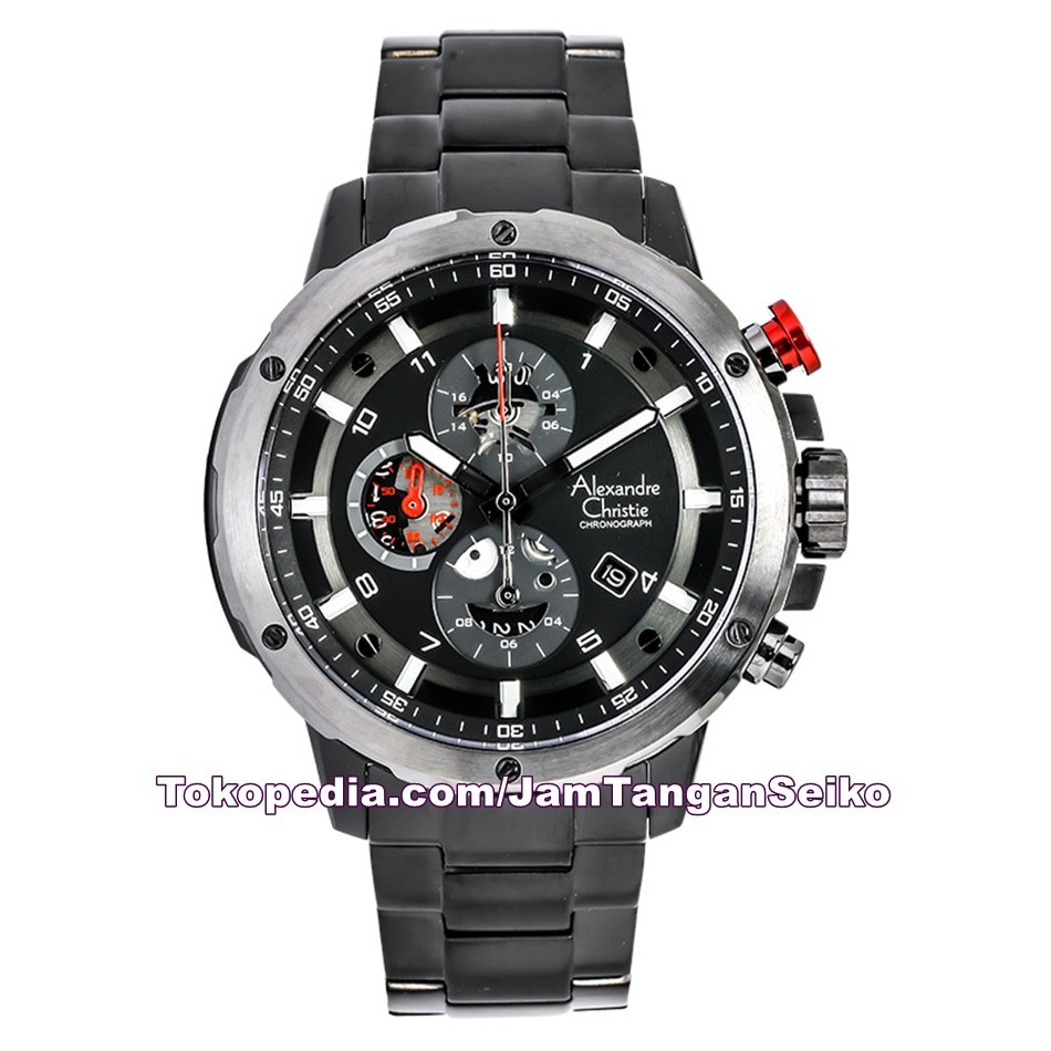 Jam Tangan Pria Alexandre Christie AC 6453 MC BEPBA Chronograph Sport