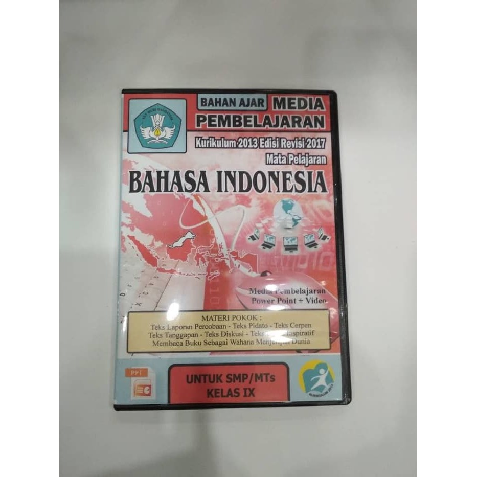 NEW CD Bahan Ajar PPT Bahasa Indonesia SMP Kelas 9 K13 Revisi terbaru