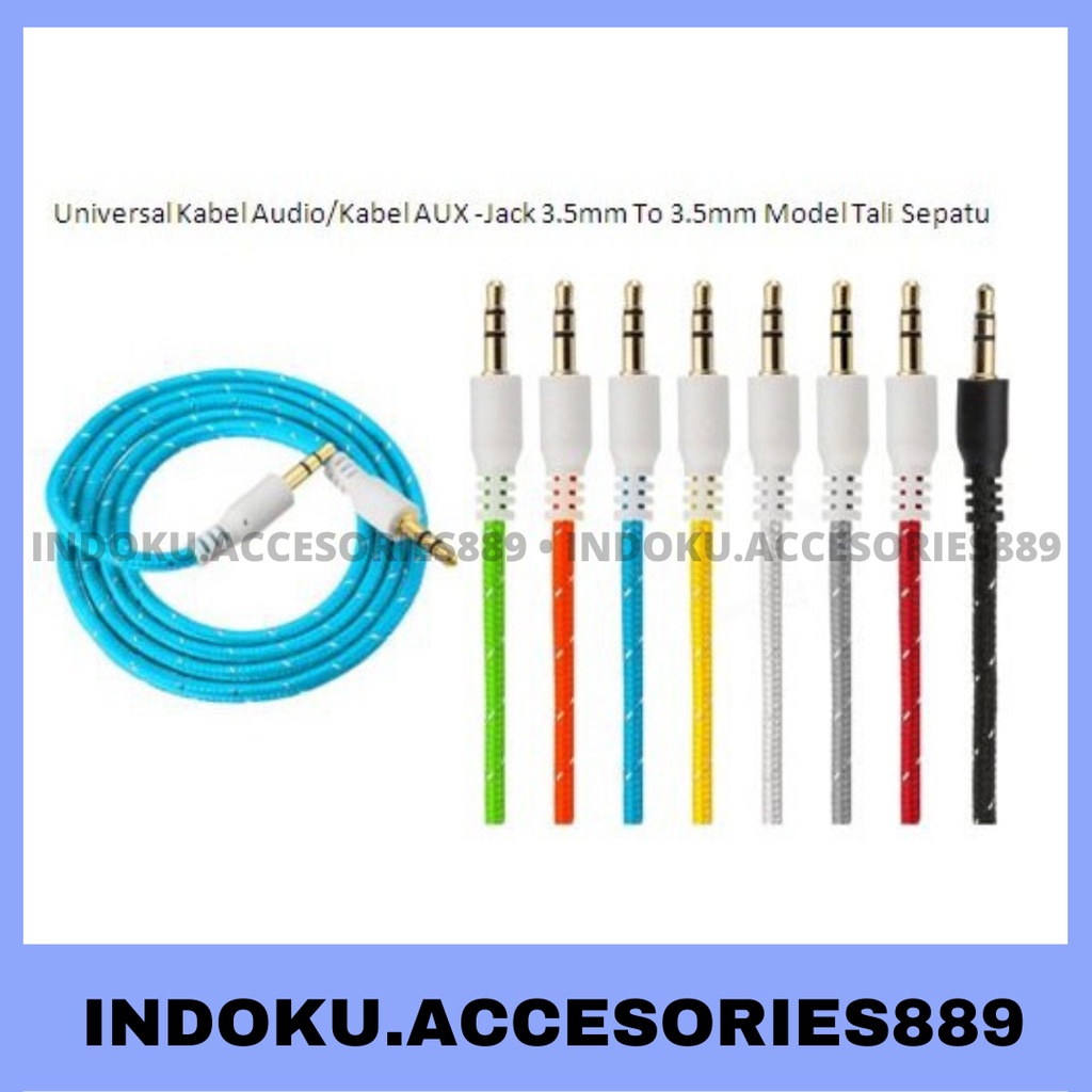 Kabel Audio 1x1 jack 3.5mm jack audio Suara jernih