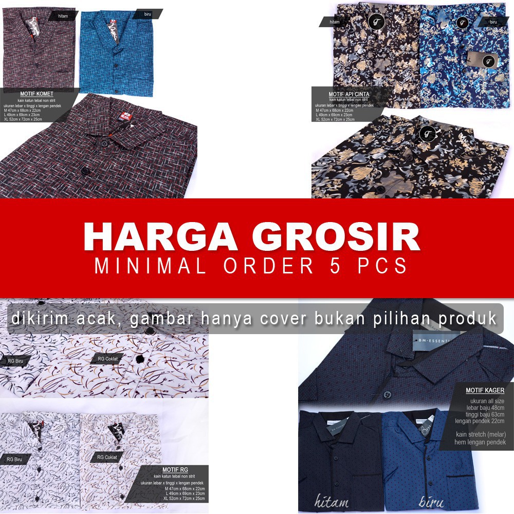 PROMO RANDOM MURAH BAJU HEM DISTRO HEM PRIA LENGAN PENDEK GROSIR PRODUSEN HEM BAJU DISTRO TROLISTORE