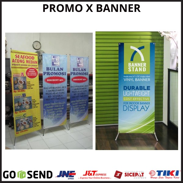 Promo Cetak X Banner Indoor Outdoor Cetak Banner Murah