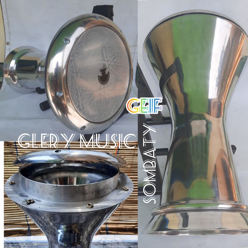 DARBUKA 9IN SOMBATY GEIF Baot Tanam Mika EMIN ORIGINAL MESIR PLUS TAS+KUNCI L