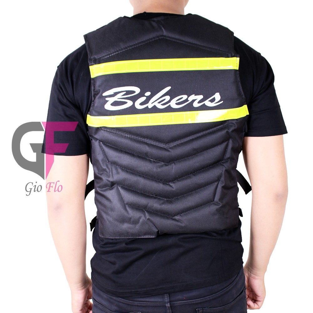 GIOFLO Rompi Motor Polos Biker Black / MTR 379