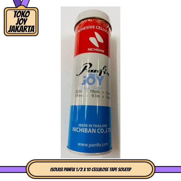 

Isolasi Panfix 1/2 X 10 Cellulose Tape Solatip