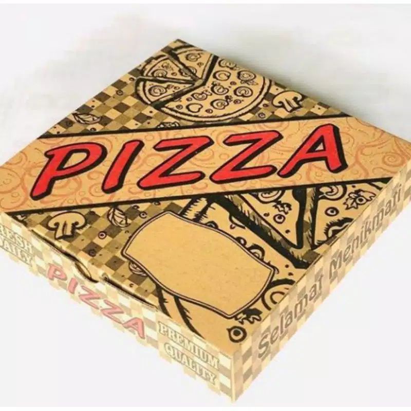 

Kardus pizza, Box Pizza, Dus pizza uk 26x26x4,5cm