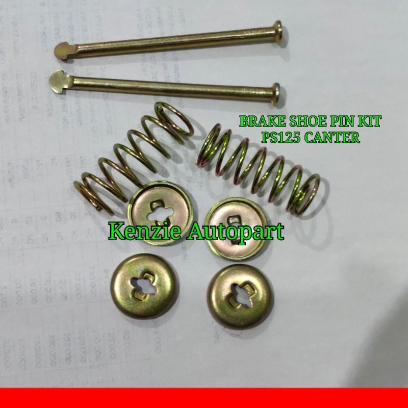 BRAKE SHOE PIN KIT PAKU KAMPAS REM PS125 CANTER