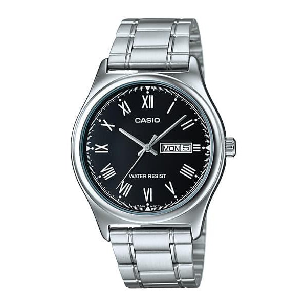 CASIO ANALOG JAM TANGAN PRIA SILVER RANTAI MTP 