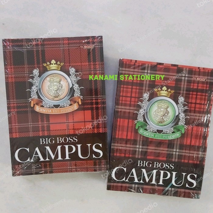 

Limited Buku Tulis Campus Big Boss 36,42,50,70 Sheets Per Pack Sinar Dunia. Terlaris