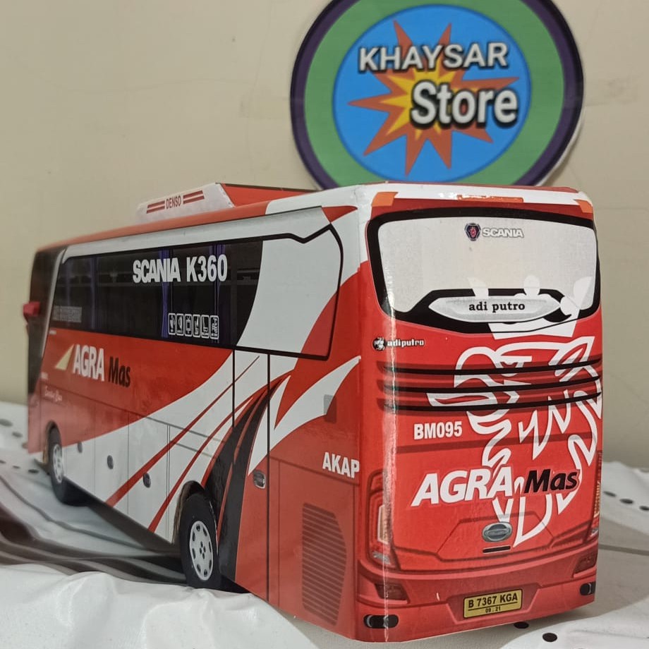 miniatur bus bis / mainan bus bis shd AGRA MAS