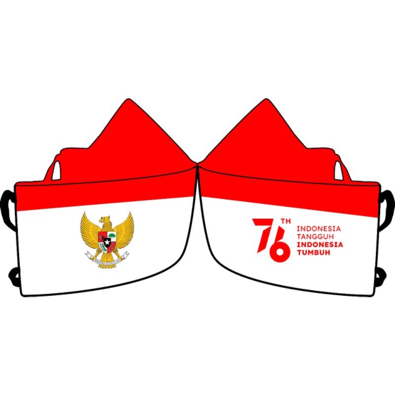 Masker Kemerdekaan RI 3D