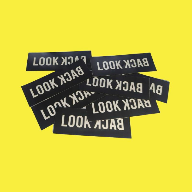 STIKER ORIGINAL LOOK BACK 01