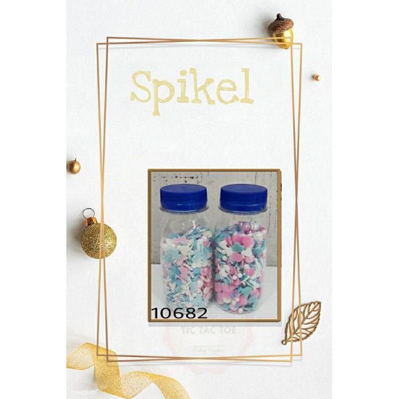 Spikle, Hiasan kue tart, Sprinkle, Candy mix 50gr