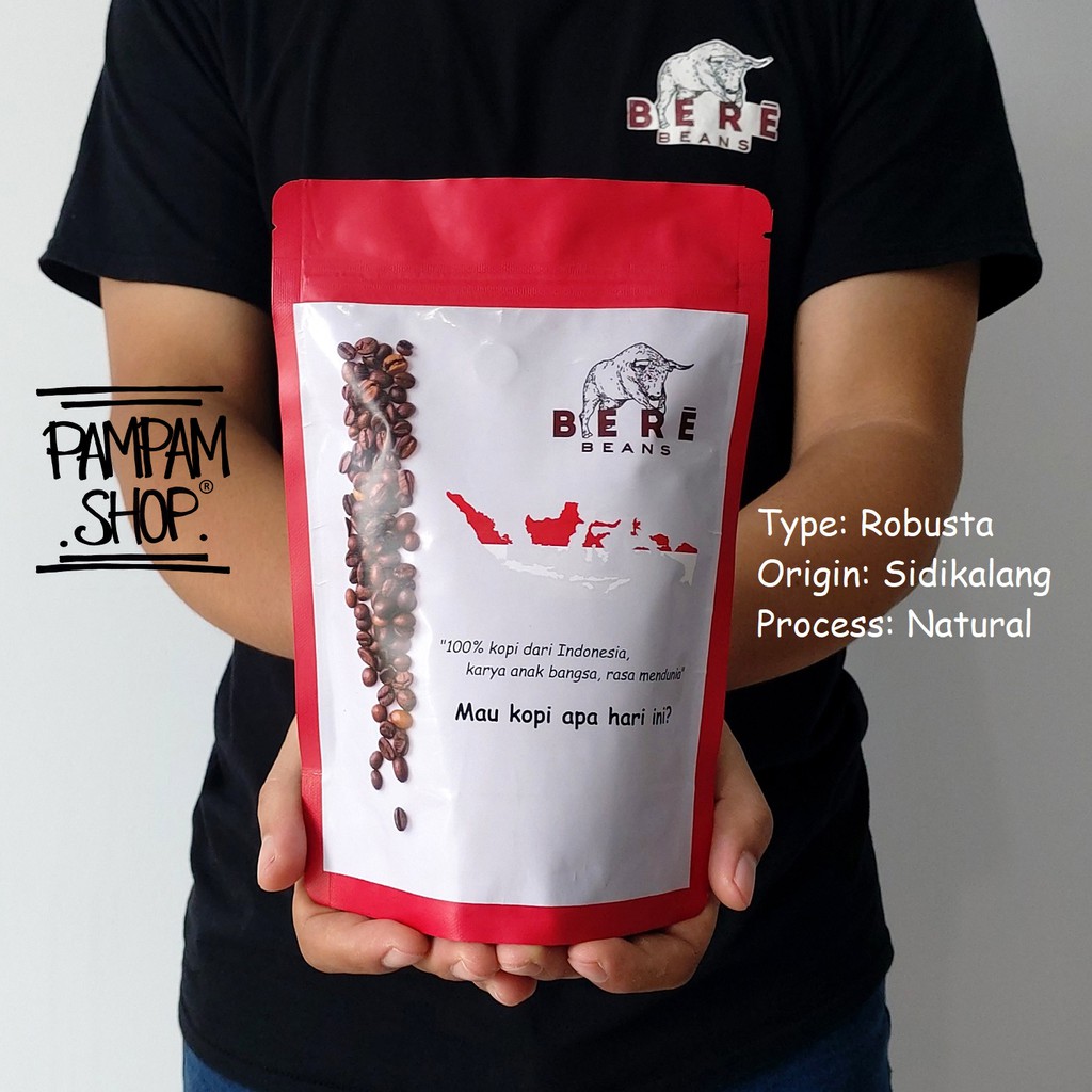 Kopi Robusta Sidikalang Sumatera Utara Indonesia 250 GRAM Biji Bubuk Coffee Beans Giling Coffe Bean