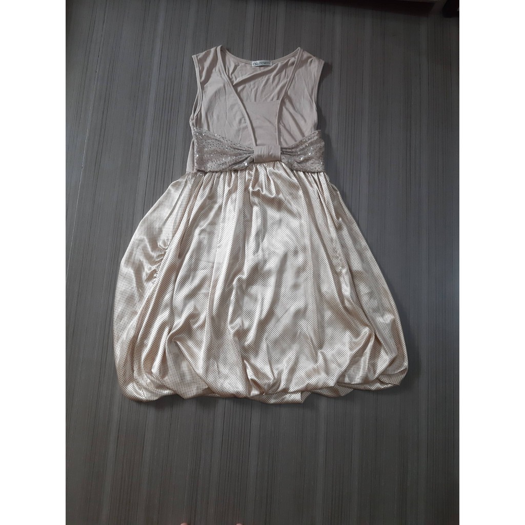 PRELOVED Dress Pita Krem