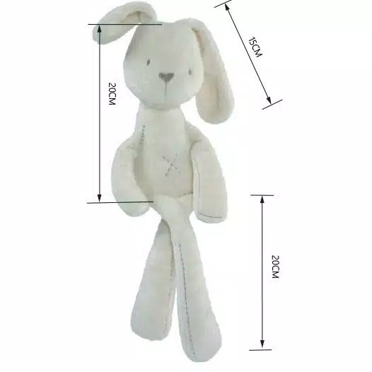 Boneka Kelinci Beruang Bayi Newborn / Mainan Boneka Tidur Bayi Perempuan Laki Laki Mainan Boneka Bayi Baru Lahir